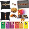 BOGATCHI Complete Rakhi Gift Hamper, Rakhi with Dry Fruits for Brother and Rakhi with Orange and Mango MODAK-240g + Free 3 Rakhi+ Free Roli chawal, Choco Butterscotch and Rakhi Story Card view 1