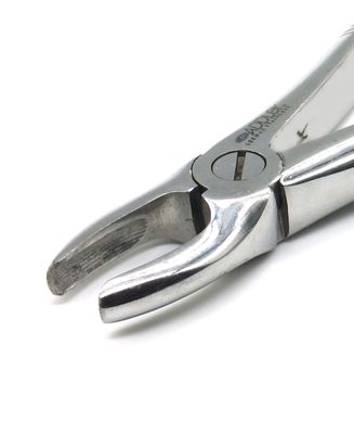ADDLER DENTAL FORCEP UPPER ROOT INCISOR NO.1 EASY FINGER GRIP HANDLE SERRATED. LIFE TIME ANTI RUSTING WARRANTY