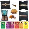 BOGATCHI Complete Rakhi Hamper, Rakhi with Dry Fruits for Brother and Rakhi with Chocolates-180g + Free 3 Rakhi+ Free Roli chawal and Rakhi Story Card view 1