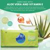 Glider Bed Bath Wipes | 9 Packs | 90 Wipes | Enriched with Aloe Vera & Vitamin E | Extra-Large, No-Rinse Cleansing Wipes for Adults & Seniors view 2
