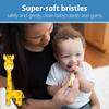 Dr. Brown's Infant-To-Toddler Toothbrush, Giraffe, Manual, Yellow, Pack of 1 view 2
