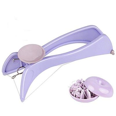 DEBIRE Plastic Slique Eyebrow Face and Body Hair Threading Tweezers