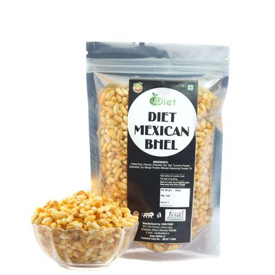D4DIET MEXICAN BHEL -NAMKEEN/ROASTED SNACKS/HEALTHY SNACKS (400 Gram)