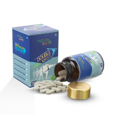 Nature Sure Double Mass Tablets for Men and Women - 1 Pack (90 Tablets)