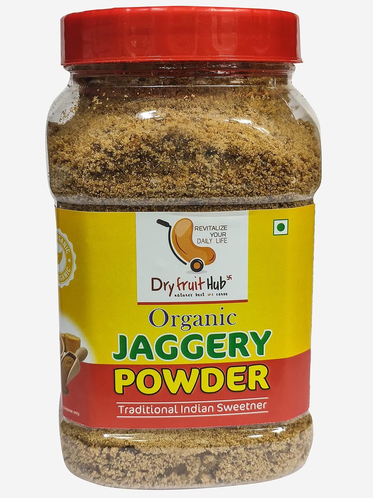 Dry Fruit Hub Gud Jaggery Powder 400gms Chini Substitute Fresh Gurh Powder [Pure, Natural, No Preservatives Added], Vellam Powder, Gurr