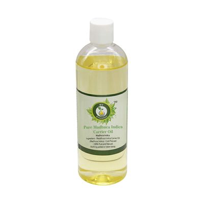 R V Essential Pure Madhuca Indica Carrier Oil 200ml- Madhuca Indica (100% Pure and Natural Cold Pressed)