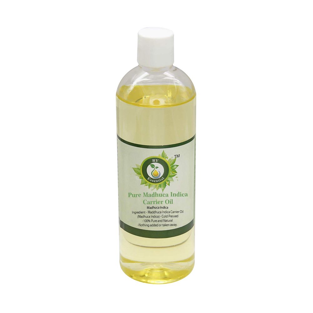 R V Essential Pure Madhuca Indica Carrier Oil 200ml- Madhuca Indica (100% Pure and Natural Cold Pressed)