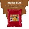 KOR Seasoning Cheese Powder (400 Grams) / Cheese Powder for Popcorn Seasoning, Nachos, Pasta, Pizza, Sprinkle on French Fries view 2