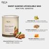 Rica Sweet Almond Liposoluble Painless Hair Removal Wax For Men & Women| Quick & Easy Tan Removal Waxing for Sensitive Skin| 800 ml, Pack of 1 view 2