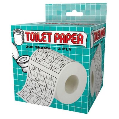 Island Dogs Printed Sudoku Puzzle Novelty Toilet Paper