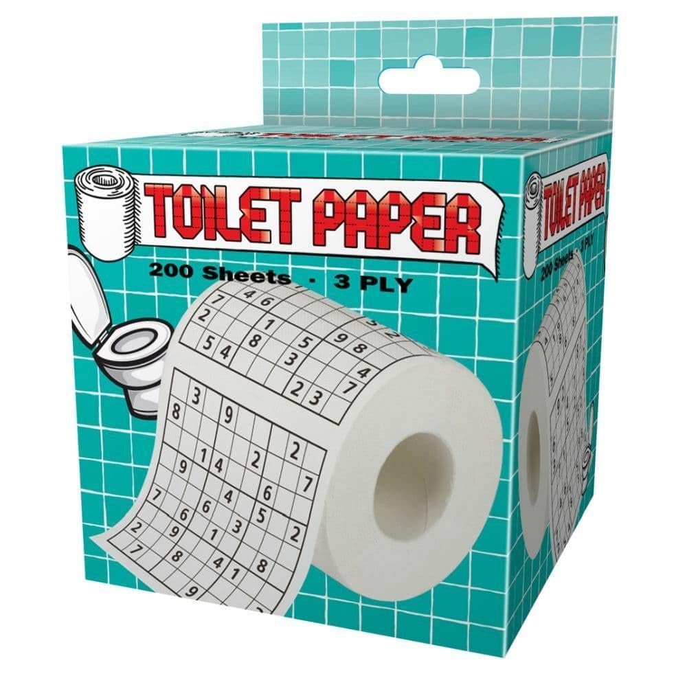 Island Dogs Printed Sudoku Puzzle Novelty Toilet Paper
