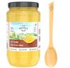 Farm Naturelle - 100% Pure A2 Gir Cow Ghee - 1L (Glass Bottle) | Traditional Vedic Bilona Method Churned | Grassfed - Natural and Fresh | Cultured Lactose and Gluten Free - Immunity Booster view 1