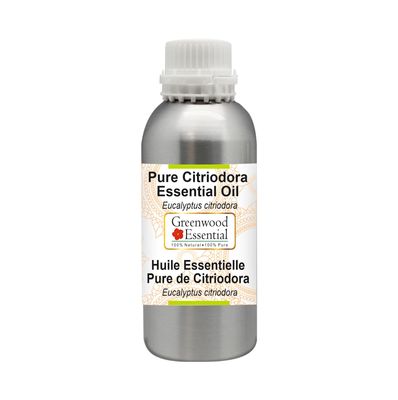 Greenwood Essential Citriodora Essential Oil (Eucalyptus citriodora) Pure | Non-Sticky | Non-greasy | Lightweight | Men & Women | All Skin Types | Steam Distilled 300ml
