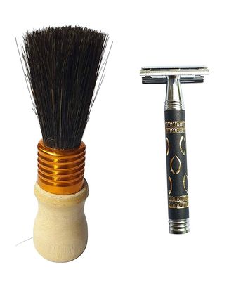 Foreign Holics Shaving Brush and Razor For Men & Boys (Pack of 1)