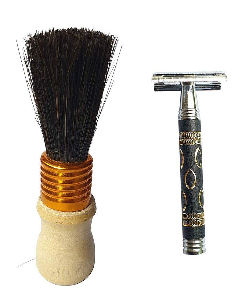 Foreign Holics Shaving Brush and Razor For Men & Boys (Pack of 1)