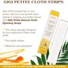 GiGi Petite Cloth Epilating Strips for Soft Hair Removal Wax, 100 strips x 4 pack view 3
