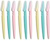 Digital Shoppy Women Eyebrow Trimmer Facial Hair Remove Razor Eyebrow Epilator Eye Brows Blades Shaver Knife Girl Makeup Cutting Cosmetic Tool (9 Pieces) view 1