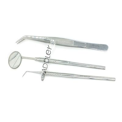 ADDLER Dental PMT kit PREMIUM 6 MM HANDLE. Set of 3 Pcs LIFE TIME ANTI RUSTING WARRANTY