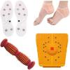 ACUPRO HEALTH CARE SYSTEM Bio-Magnetic Power Foot Mat (Magneto-Therapy) + Bio-Magnetic Shoe Sole (Free Size) + Silicone Gel Anti Crack Heel Pad Socks 1 Pair + Foot roller view 1