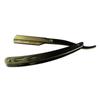 Stainless Steel Straight Edge Barber Shaving Razor Folding Straight Razor Gold Single Edge Replaceable Blades fit for All of Double Edge Razor Blades (Gold) view 3