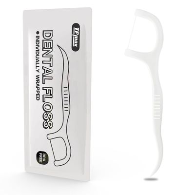 Dental Flossers Each Individually Wrapped, Floss Singles Bag, Travel Hotel Restaurant Office Car Dental Floss, Floss Picks Oral Care Teeth Clean Flat Wire,150 Count (150CountPacked Individually)