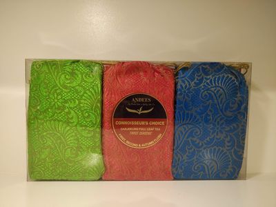 ANDEES Darjeeling Connoiseur Tea Gift Pack (3 X 50 gm)