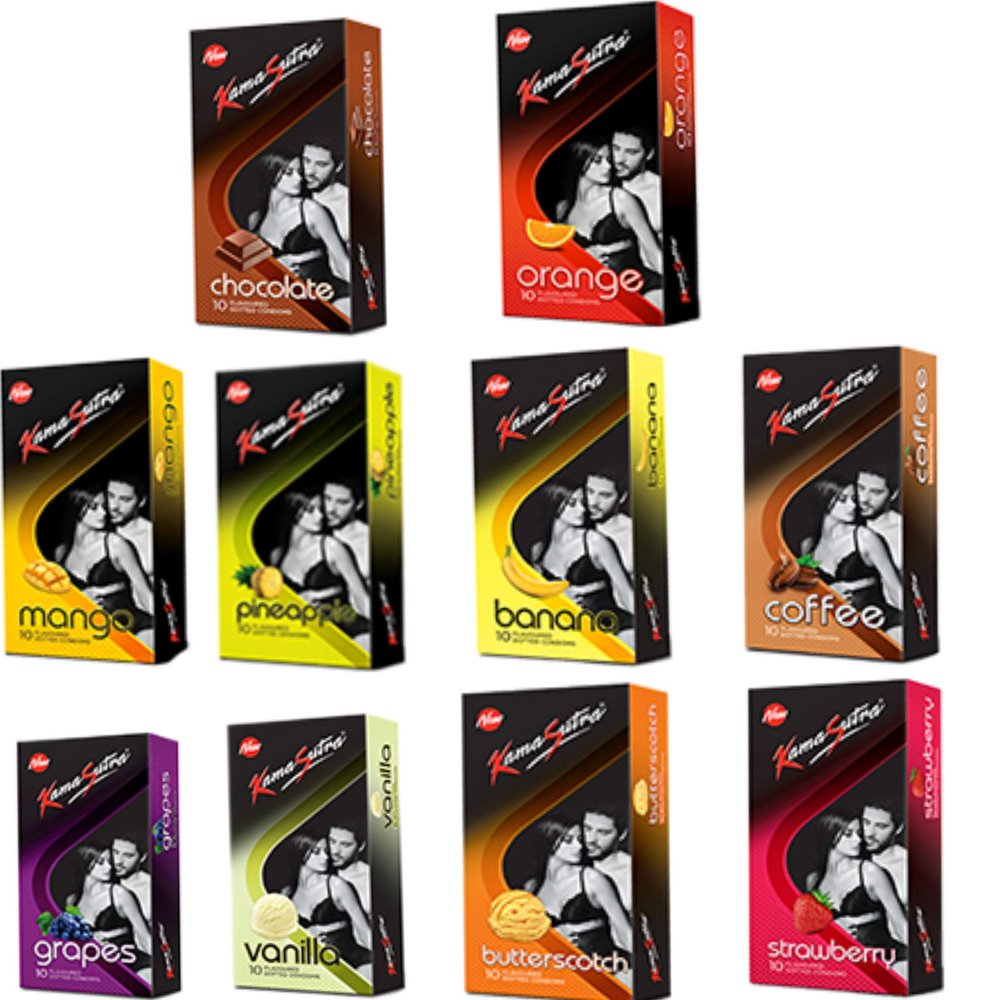 Kama Sutra Delicious - 30 Condoms (3 Surprise Flavours)