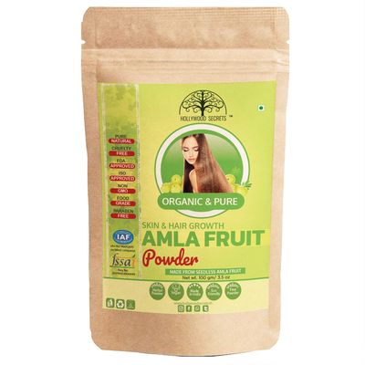 Hollywood Secrets Amla Fruit Powder Food Grade 100gm