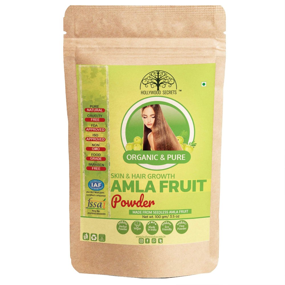 Hollywood Secrets Amla Fruit Powder Food Grade 100gm