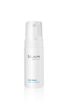 BlueM Oral Foam  Retainer Cleaner - for Cleaning Dentures  with Active Oxygen  for Daily Maintenance of Retainers, Dentures, Gums and Oral Mucosa  Fluoride Free  100ml