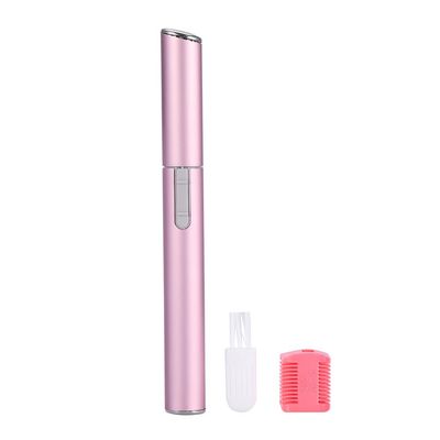 Facial Hair Trimmer for Women, Portable Electric Face Eyebrow Hair Body Blade Razor Shaver Remover Trimmer (Pink)