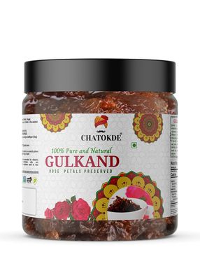 Being Marwari Organic Gulkand 400gms (Rose Petal Jam) | 100% Natural | Sun-Cooked Damask Roses