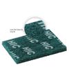 HIC Nylon Fibres Scrub pad with ALOX Particle Stain Cutters for Removing Oily deposits Combo Pack (Pack of 5x2 Total 10Pcs) view 3