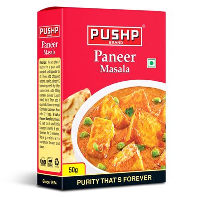 Pushp Brand Paneer Masala Box (Pack of 1, 50gm)