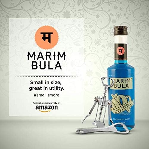 Marim Bula Flavoured Fruit Syrup 1000ml (Blue Curacao)