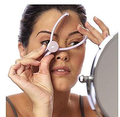 Denique Unwanted Hair Removal Epilator Eyebrow Threading Kit