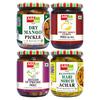 Add me 4 in 1 Rajasthani pickle combo, Dry Mango Pickles 500g aam ka achar, Mixed Pickles 500 g mix, Lemon Pickle sweet and sour 600 g, Green Chili Pickle 500g mirch ka achar. 2.1 kg view 1
