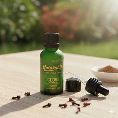 Naturalich Clove Essential Oil 30 ML, 100% Pure & Natural Clove Essential Oil 30 ML