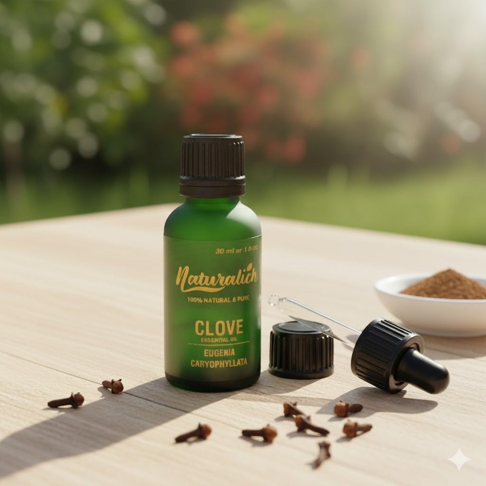 Naturalich Clove Essential Oil 30 ML, 100% Pure & Natural Clove Essential Oil 30 ML