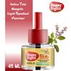 Happy Nights GOLD Tulsi and Herbal Mosquito Repellent | air Freshener Completely herbal-safe for children, 45ml Happy Night (Pack of 5 Refill plus 1 machine) view 4
