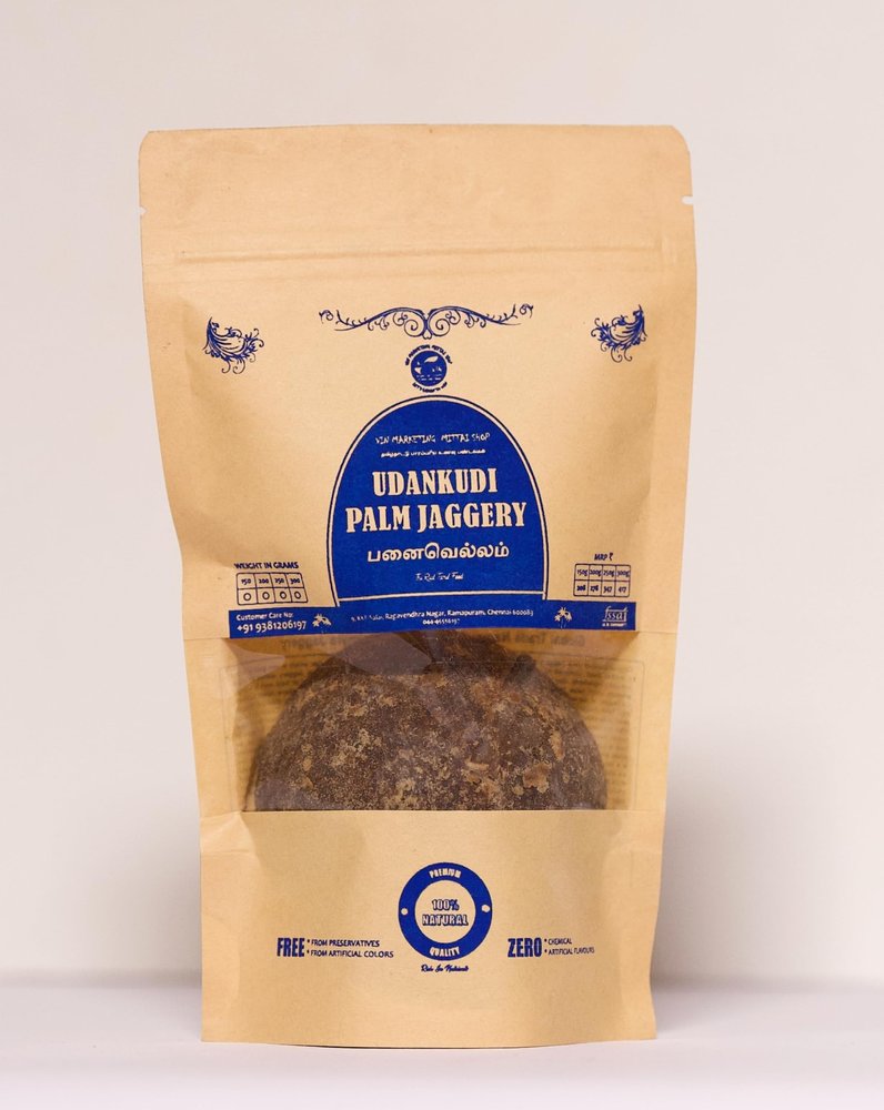 Udankudi Karupatti 250gm | Natural Palmyra Jaggery | Panaivellam | Palm Jaggery