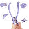 Debire Plastic Eyebrow Face and Body Hair Threading Removal Epilator System Kit (Purple) view 3
