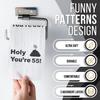 55th Birthday Gift Present Toilet Paper - Happy Fifty Fifth 55 Prank Funny Novelty Gag Joke Gift - Holy Crap view 3