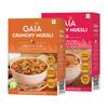 GAIA Crunchy Muesli Combo Pack Fruit and Nut (400 gm) and Strawberry Muesli (400 gm) | Ideal Breackfast | Nutrient Rich | with Iron, Fibre, Antioxidents(Super Saver Pack) view 1