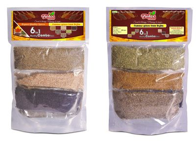6 in 1 UNJHA Spices Combo Pack (400 GM)