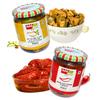 Add me Combo 6 in 1. Add me Mango Pickles 500 g, Sweet Lime Pickles 600 g, Green Chilli Pickles 500g, Punjabi Mixed Pickle 500g, Sweet Mango Pickles 600gm, Red Stuffed Chilli Pickles 500g Total 3.2kg view 3