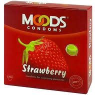 Moods Straberry Condoms 3S*5