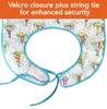 Waterproof Adult Senior Elderly Bib Apron Mealtime Clothing Protector with Detachable Crumb Catcher (Plaid) view 4