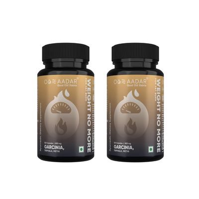 Aadar Weight No More Capsule, 120 Capsules (Pack Of 2)