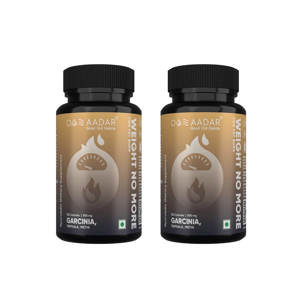 Aadar Weight No More Capsule, 120 Capsules (Pack Of 2)